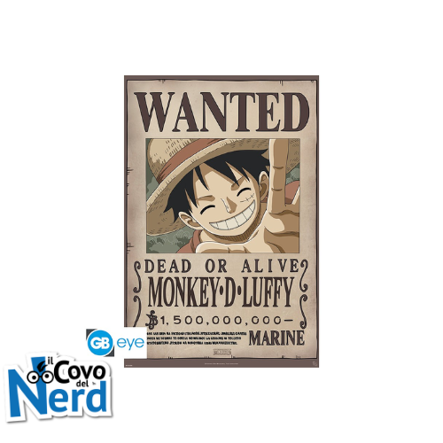 ONE PIECE - Poster "Wanted Luffy New 2" (52x35)