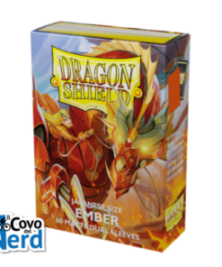 Dual Matte Ember "Alaria, Warrior Princess" Japanese Sleeves (60) Dragon Shield