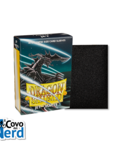 60 Dragon Shield Sleeves - Japanese Size - Matte Jet