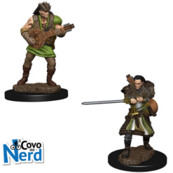 D&D Human Bard Male (x2) - Nolzur's Marvelous Miniatures - WZK72632