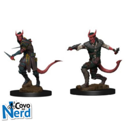 D&D Tiefling Rogue Male (x2) - Nolzur's Marvelous Miniatures - WZK73338