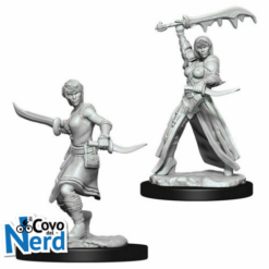 Alternative view of D&D Human Rogue Female (x2) - Nolzur's Marvelous Miniatures - WZK73831