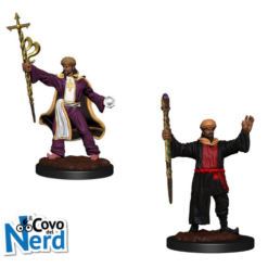 D&D Human Wizard Male (x2) - Nolzur's Marvelous Miniatures - WZK90137