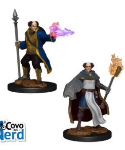 D&D Human Multiclass Cleric/Wizrd Male (x2) - Nolzur's Marvelous Miniatures - WZK90151