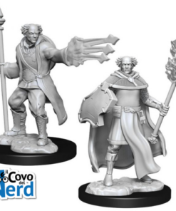 Alternative view of D&D Human Multiclass Cleric/Wizrd Male (x2) - Nolzur's Marvelous Miniatures - WZK90151