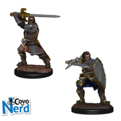 D&D Human Paladin Male (x2) - Nolzur's Marvelous Miniatures - WZK90220