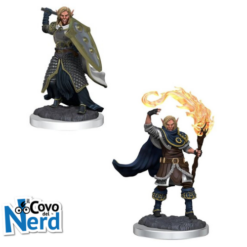 D&D Elf Cleric Male (x2) - Nolzur's Marvelous Miniatures - WZK90404