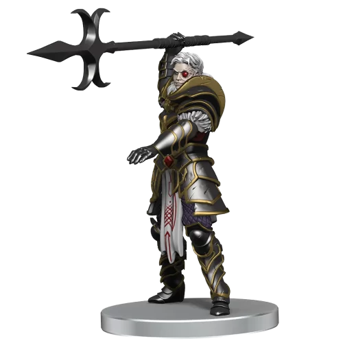 Alternative view of D&D Kensaldi on Red Dragon - Icons of the Realm Dragonlance - WZK96225