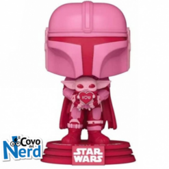 Alternative view of Funko POP! Star Wars: Valentines - The Mandalorian w/Grogu Special Edition 498