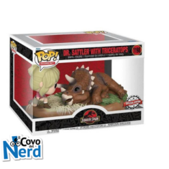 Funko POP! Moments: Jurassic Park - Dr. Sattler w/Triceratops Special Edition
