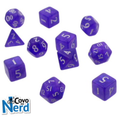 Set 11 Dadi Eclipse Royal Purple