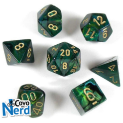 Set 7 Dadi Scarab Jade w/Gold