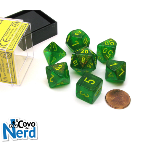 Set 7 Dadi Borealis Maple Green w/yellow