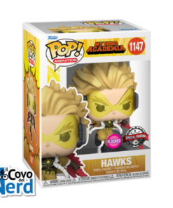 Funko POP! Animation: My Hero Academia - Hawks (Flocked)