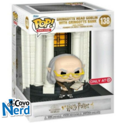 Funko POP! Deluxe: Harry Potter Diagon Alley - Gringott's Head Goblin w/Bank 138