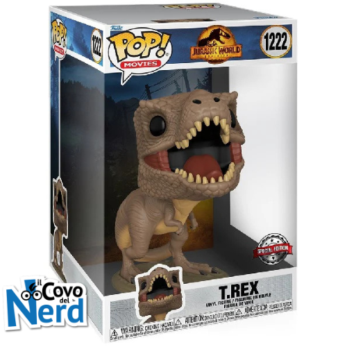 Funko POP! Movies: Jurassic World 3 - T-Rex (Edizione Speciale 25cm) 1222