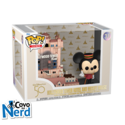 Funko POP! Town: Walt Disney World 50° - Hollywood Tower Hotel w/Mickey Mouse