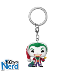 Alternative view of Funko POP! Keychain: DC Holiday - Joker