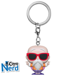 Alternative view of Funko POP! Keychain: Dragon Ball Z – Master Roshi (Peace Sign)