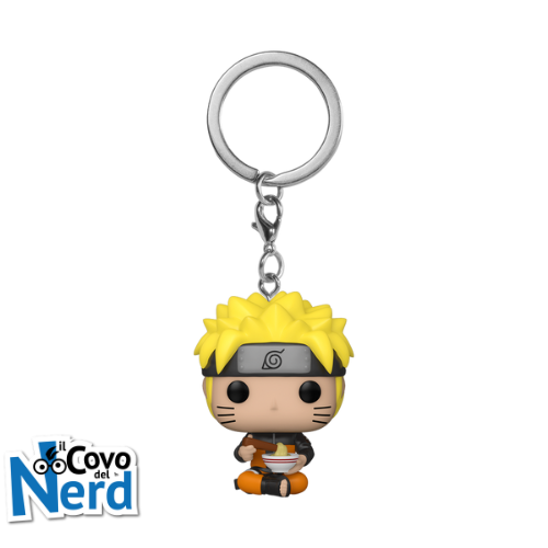 Alternative view of Funko POP! Keychain: Naruto Shippuden - Naruto w/Noodles