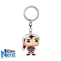 Alternative view of Funko POP! Keychain: DC Holiday - Superman