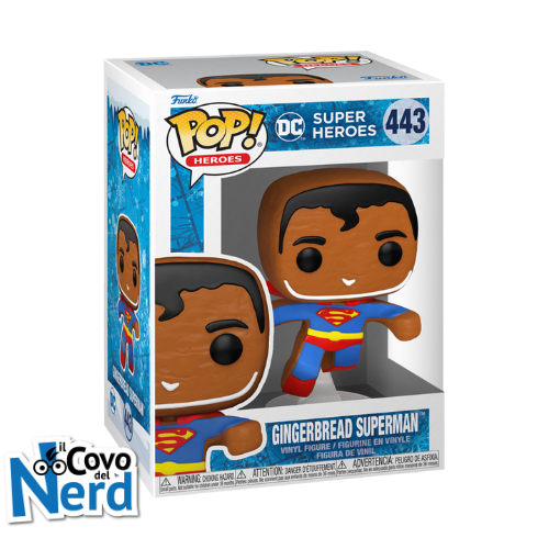 Funko POP! Heroes: DC Holiday - Gingerbread Superman 443