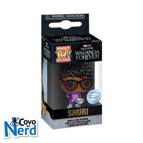 Funko POP! Keychain: Black Panther Wakanda Forever - Shuri (Diamond Glitter)