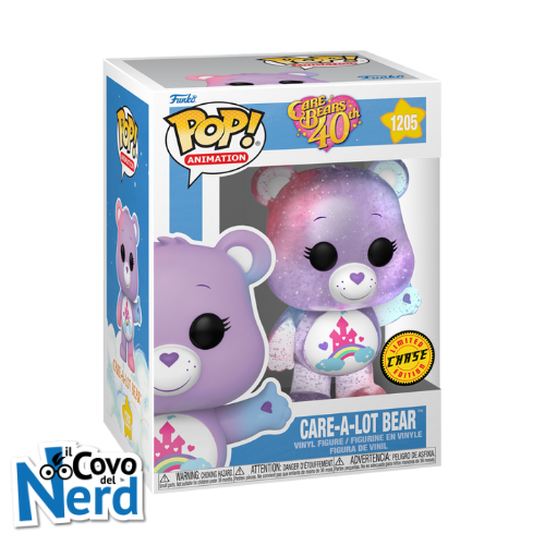 Funko POP! Animation: Care Bears 40th - Care-a-Lot Bear Chase Exclusive (Glitter)1205