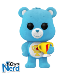 Alternative view of Funko POP! Animation: Care Bears 40th - Champ Bear Bundle Chase Exclusive (Flocked) 1203 1+1