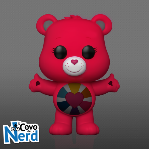 Alternative view of Funko POP! Animation: Care Bears 40th - Hopeful Heart Bear Bundle Chase Exclusive (Glow)1204 1+1