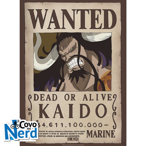ONE PIECE - Poster "Wanted Kaido" (52x35) GBYDCO265