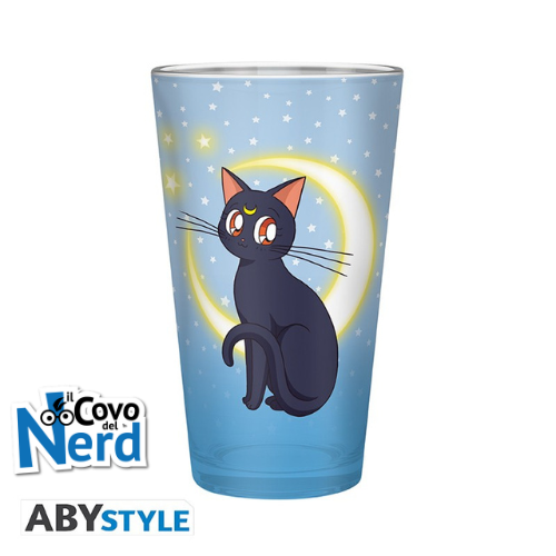 Sailor Moon - Luna & Artemis - Large Glass 400ml - ABYVER204