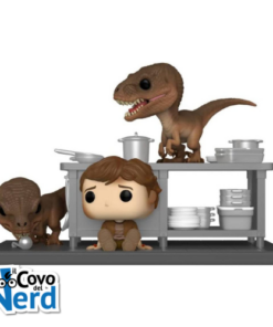 Alternative view of Funko POP! Moment: Jurassic Park - Tim Murphy with Velociraptors 1199