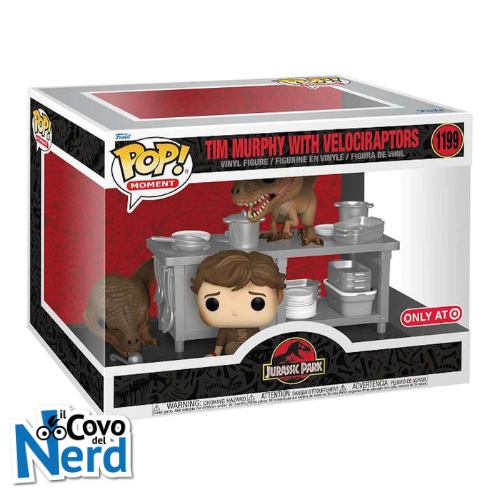 Funko POP! Moment: Jurassic Park - Tim Murphy with Velociraptors 1199