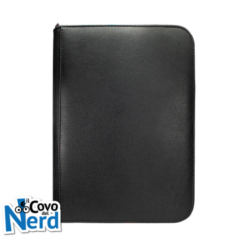 Vivid Zippered 4-Pocket PRO-BINDER - Black