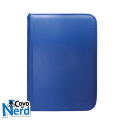 Vivid Zippered 4-Pocket PRO-BINDER - Blue