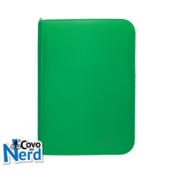 Vivid Zippered 4-Pocket PRO-BINDER - Green