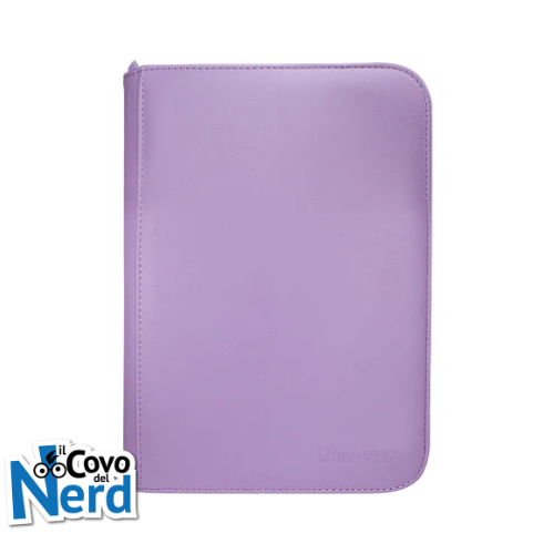 Vivid Zippered 4-Pocket PRO-BINDER - Purple