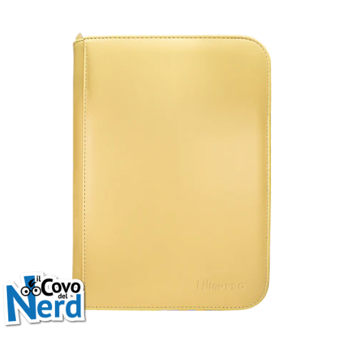 Vivid Zippered 4-Pocket PRO-BINDER - Yellow