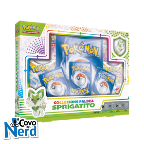 Sprigatito V Box - Collezione Paldea