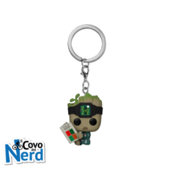 Alternative view of Funko POP! Keychain: I Am Groot - Groot in Onesie w/Book