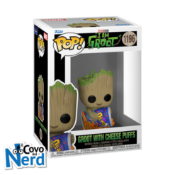 Funko POP! Marvel: I Am Groot - Groot w/Cheese Puffs 1196