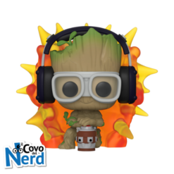 Alternative view of Funko POP! Marvel: I Am Groot - Groot w/Detonator 1195