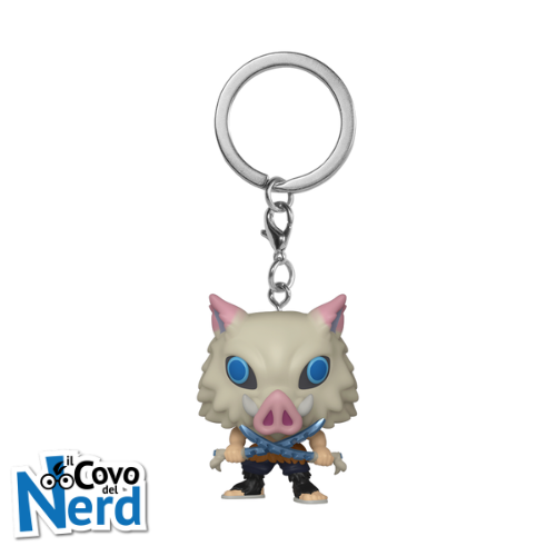 Alternative view of Funko POP! Keychain: Demon Slayer - Inosuke Hashibira w/Swords
