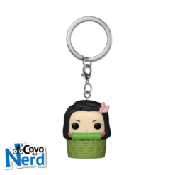 Alternative view of Funko POP! Keychain: Demon Slayer - Nezuko Kamado (Basket)
