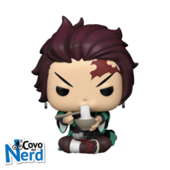 Alternative view of Funko POP! Animation: Demon Slayer - Tanjiro with Noodles 1304 DAMAGE BOX