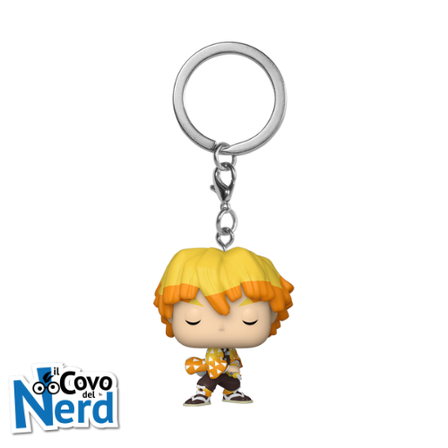 Alternative view of Funko POP! Keychain: Demon Slayer - Zenitsu Agatsuma