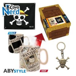 One Piece Gift Set premium Flag + 3D Keychain + Mug Heatchange ABYPCK248