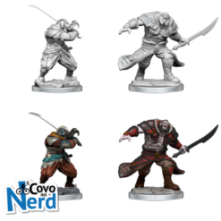 MTG - Zurgo Helmsmasher & Unyielding Krumar - Magic the Gathering Unpainted Miniatures - WZK90397