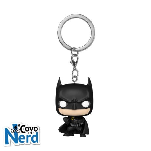 Alternative view of Funko POP! Keychain: Flash - Batman (Keaton)